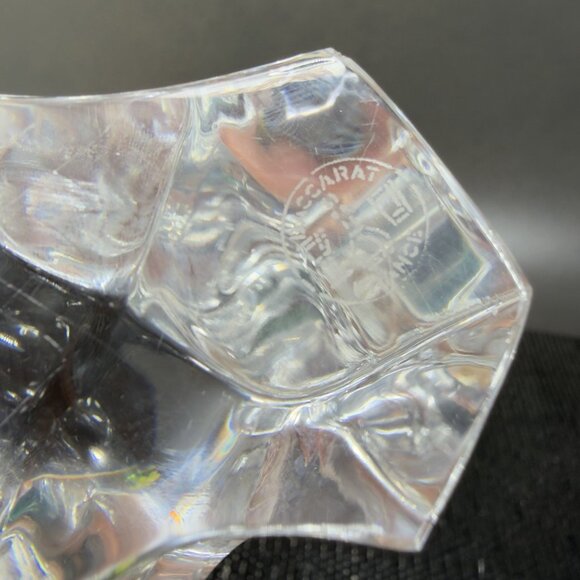 BACCARAT Clear Heave Crystal Figurine Grizzly Bear Made In France Paperweight - Picture 6 of 15